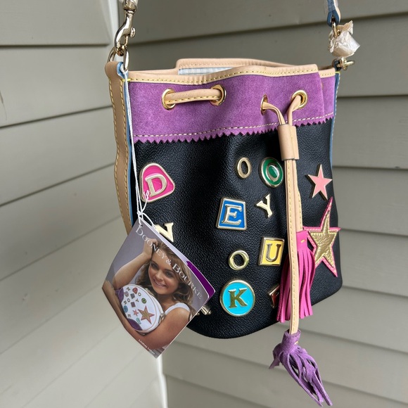 NWT Vintage Dooney & Bourke x Lindsey Lohan Mini Drawstring Bag NWT - Picture 2 of 10